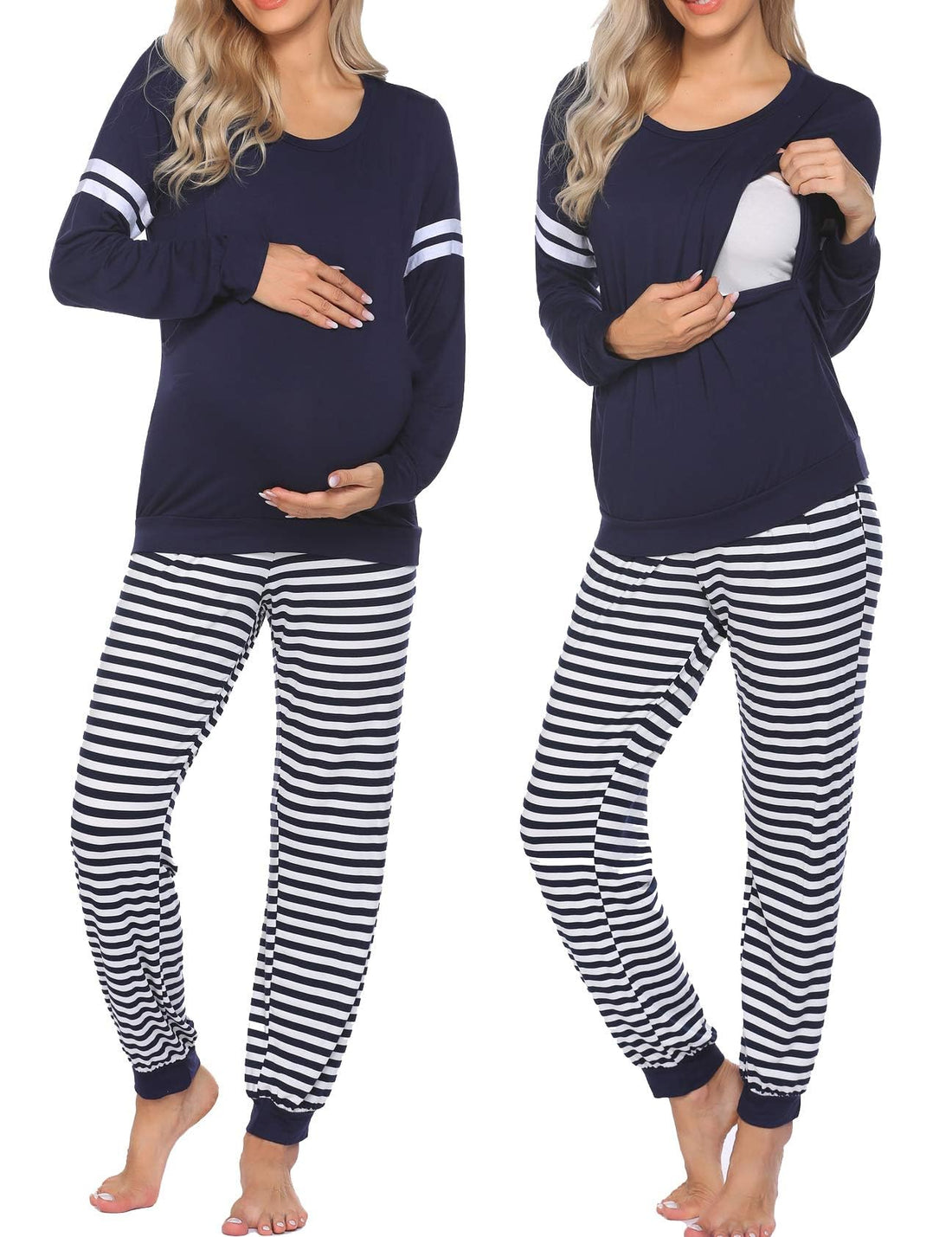 Ekouaer Women Breastfeeding Nursing Postpartum Clothes