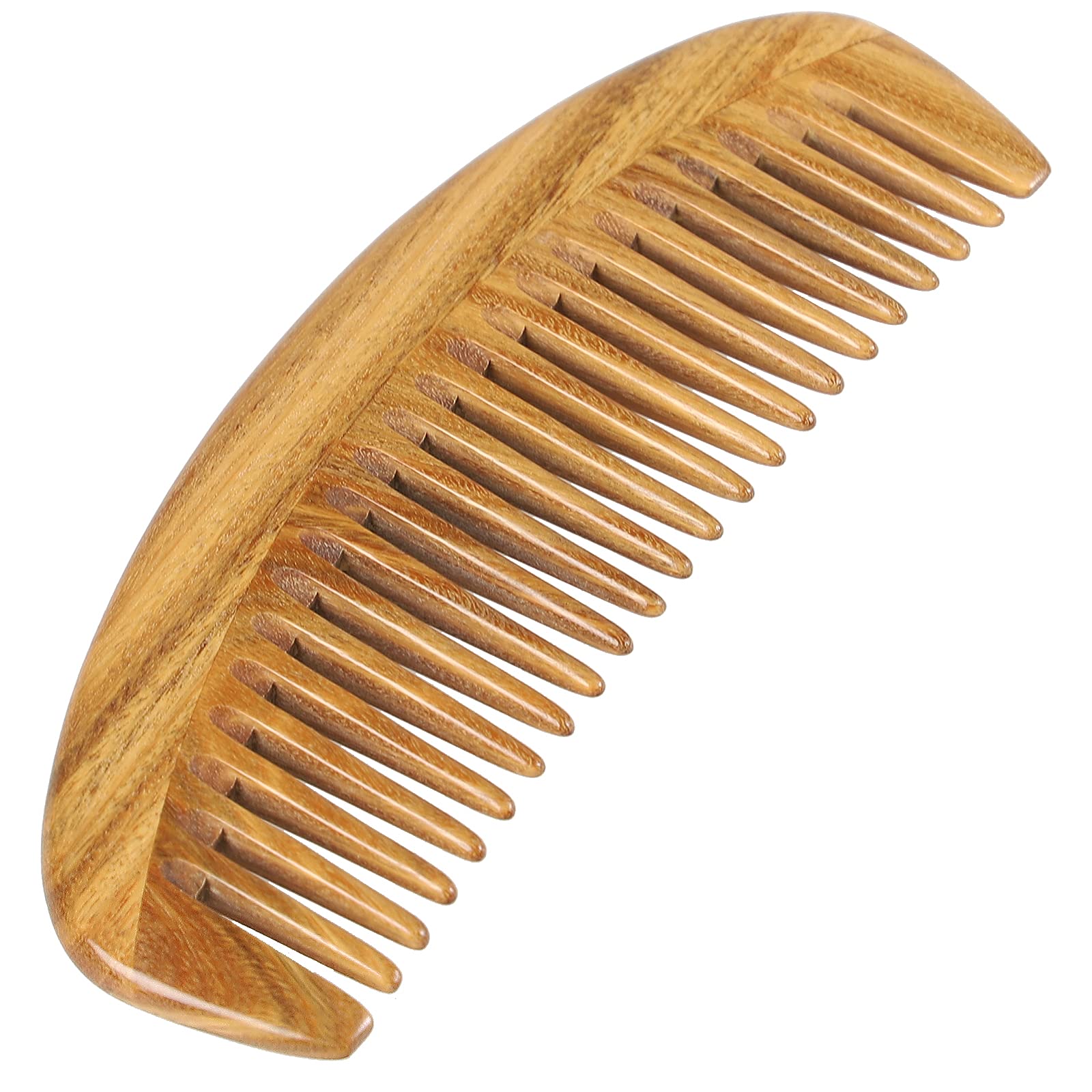 Onedor Handmade 100% Natural Green Sandalwood Hair Combs