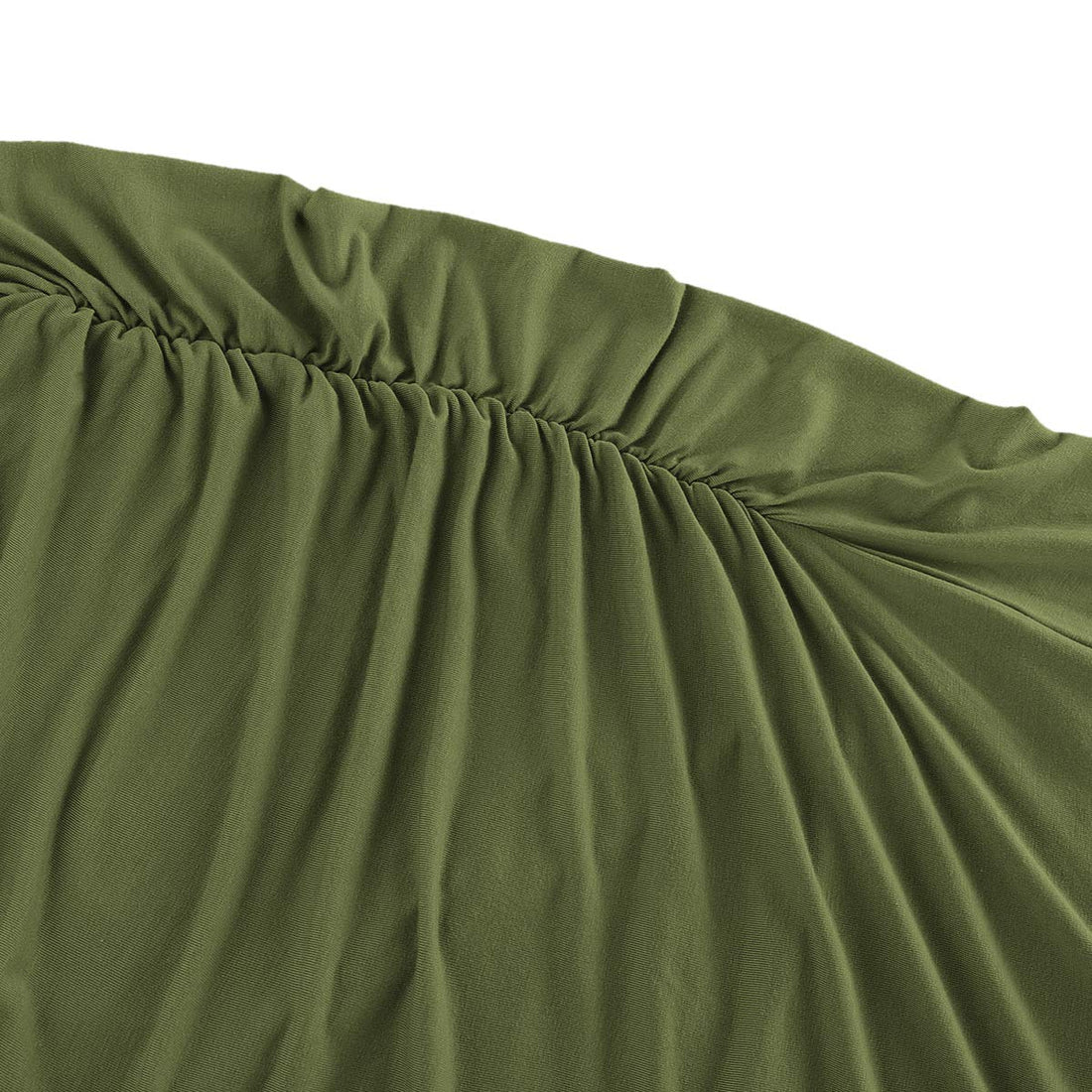 Peauty White Maternity Tops  for Women Side Ruched T Shirts