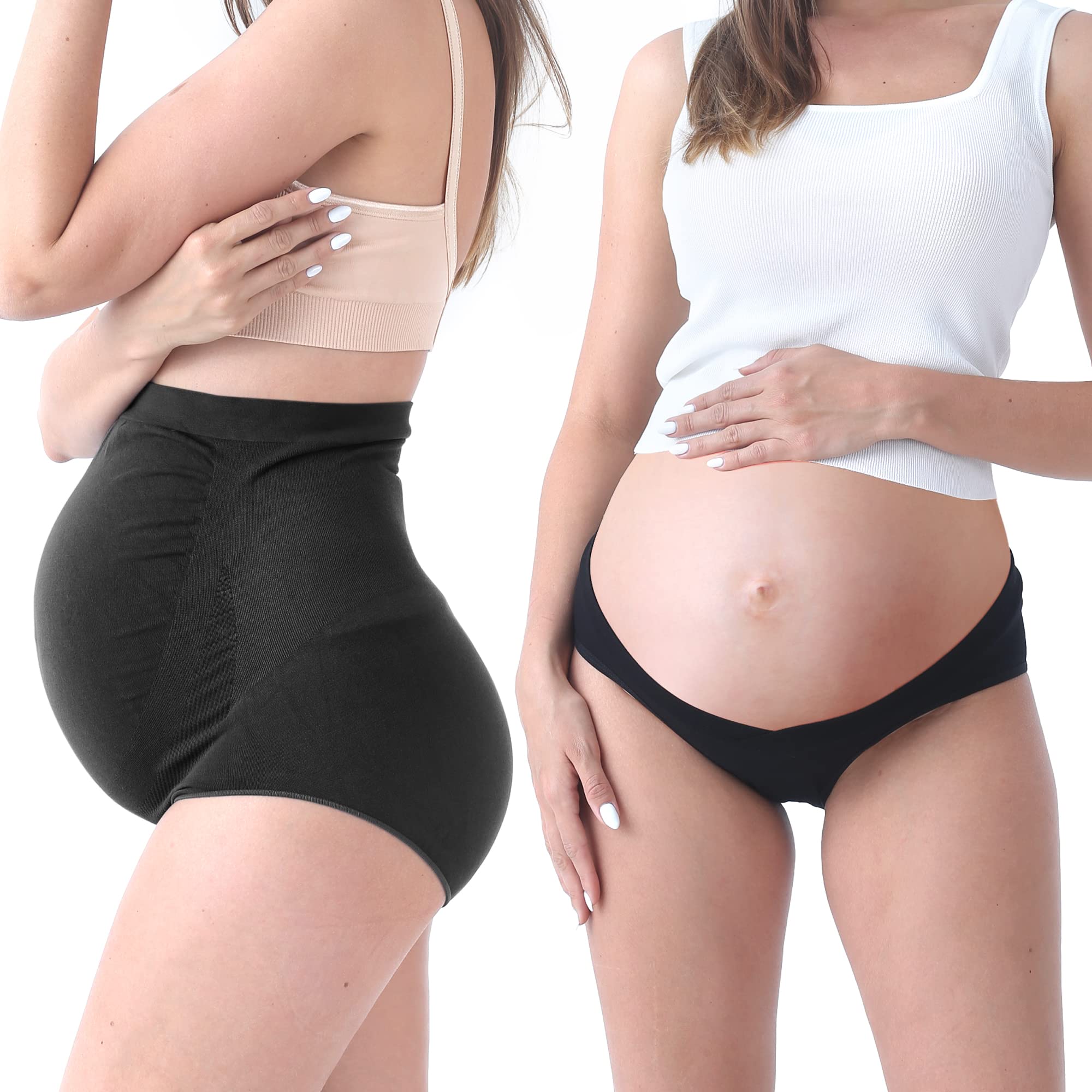 SUNNYBUY Women's Maternity High Waist Underwear