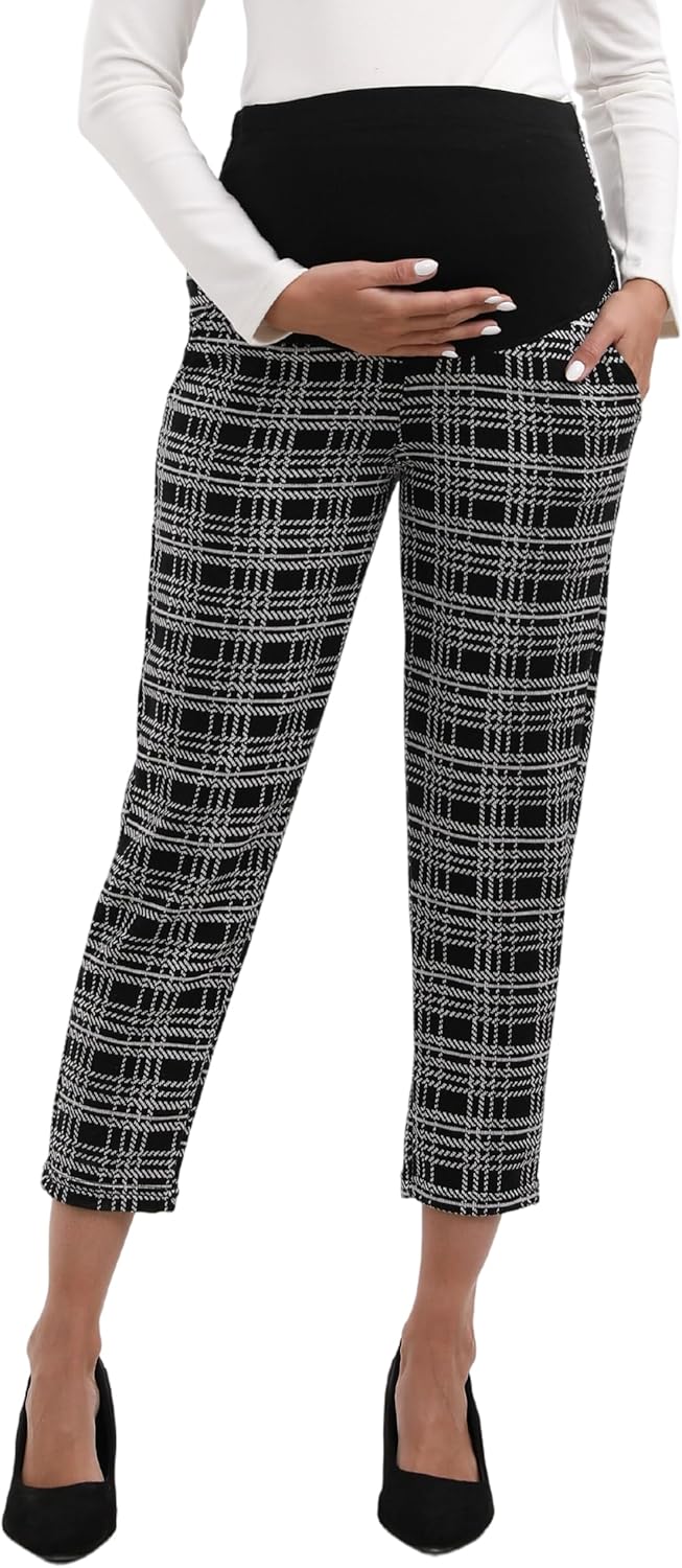 Maternity Pants Work Over The Belly with Pockets