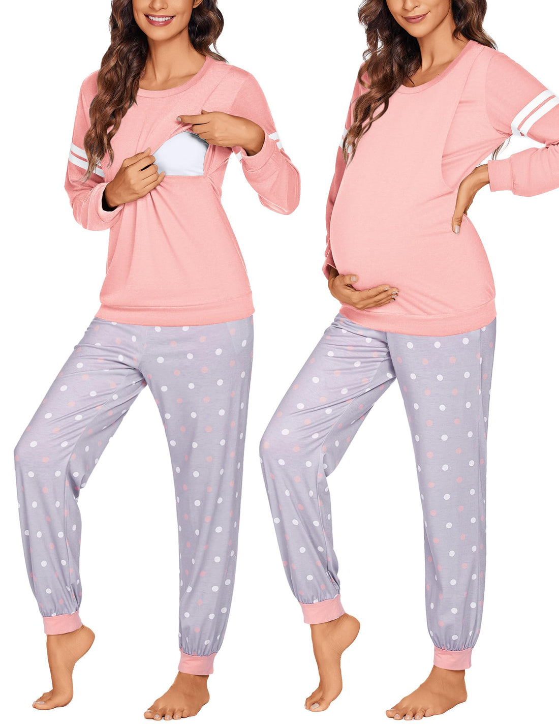 Ekouaer Women Breastfeeding Nursing Postpartum Clothes