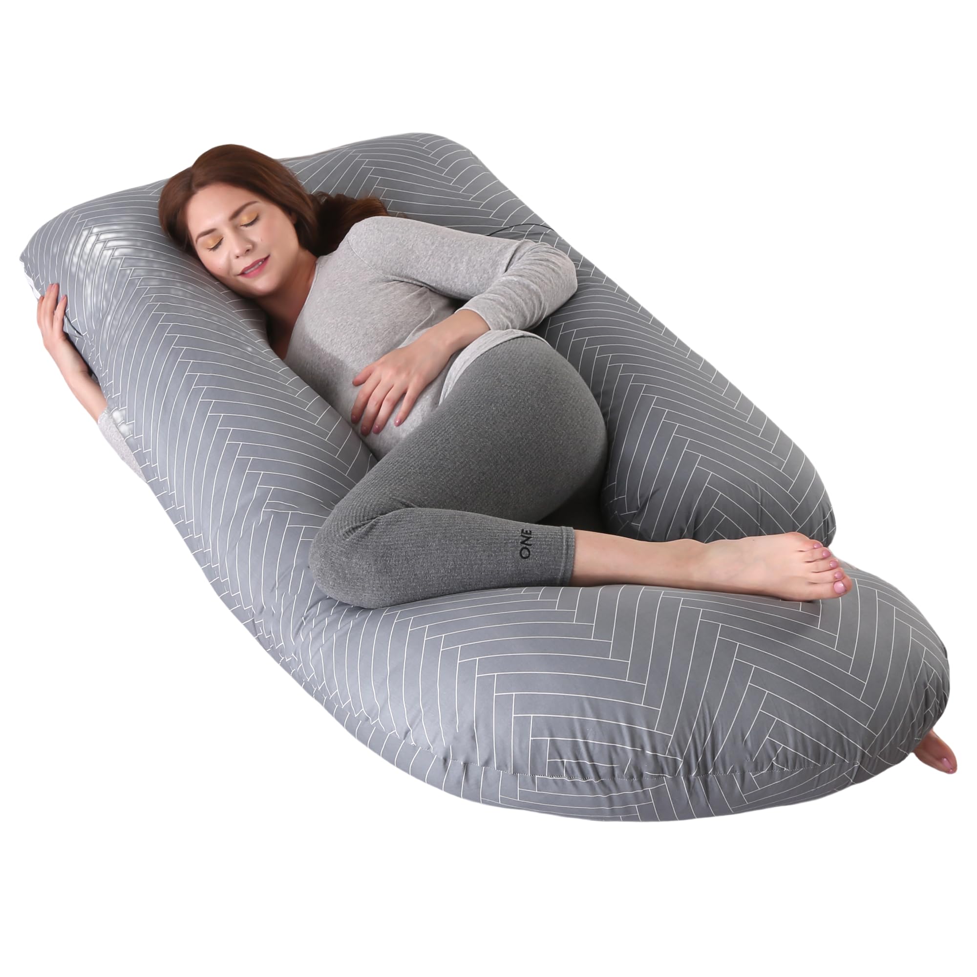 ALLOPERA Pregnancy Pillow, Full Body 57 Inch Maternity Pillow
