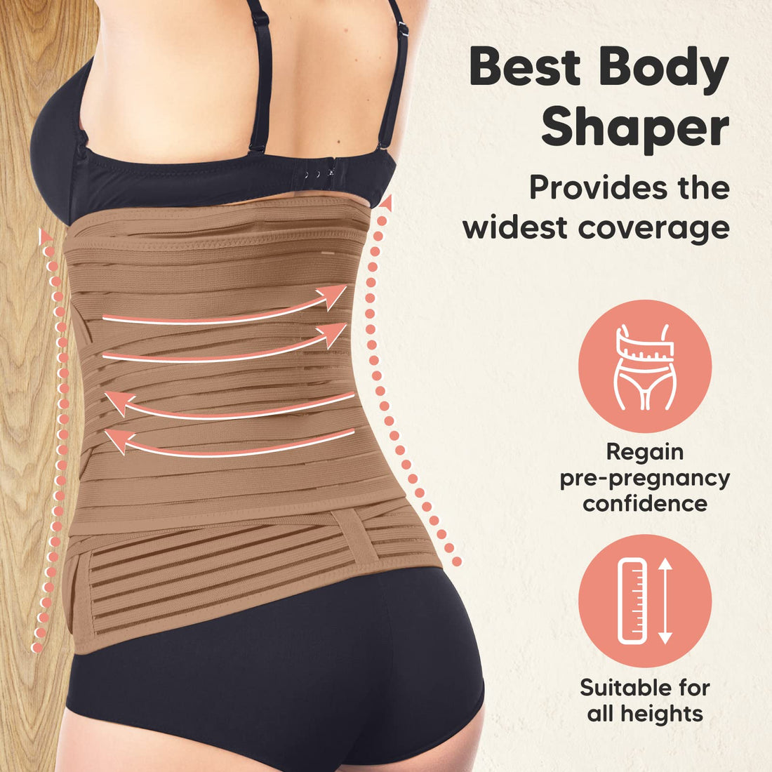 3 in 1 Postpartum Belly Support Recovery Wrap