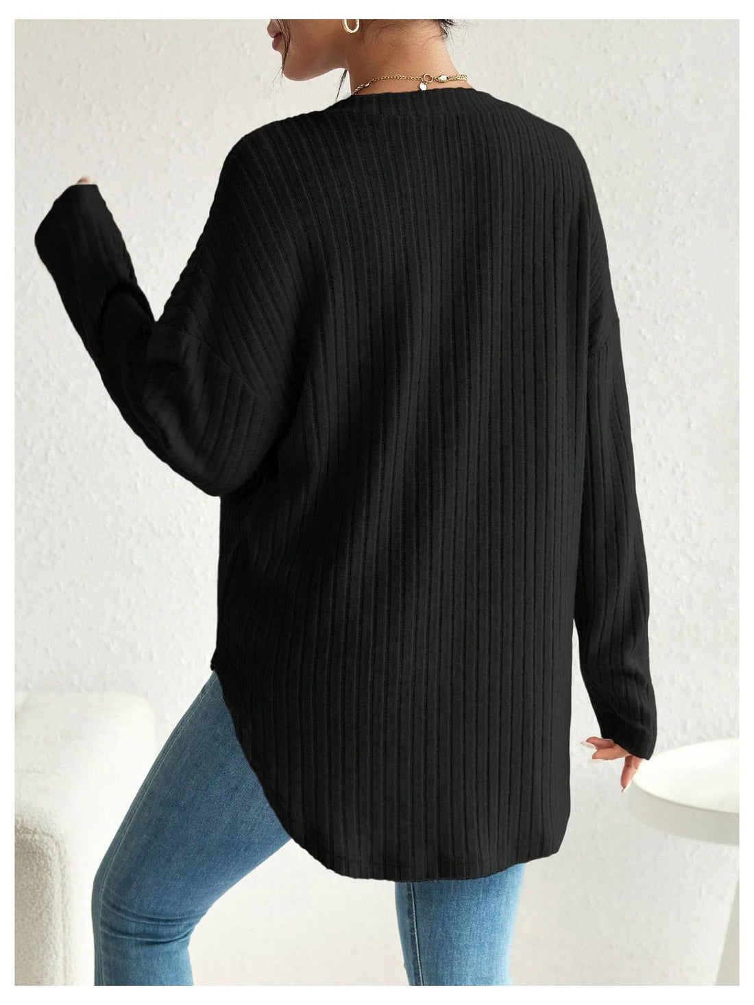 MakeMeChic Women's Shirts Knit Button Down Nursing Top