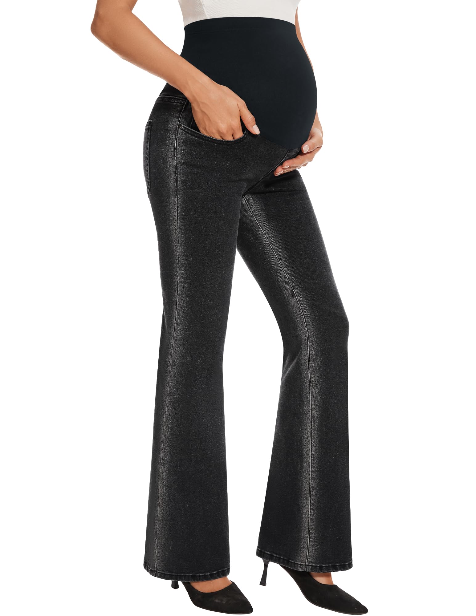 GLAMIX Maternity Bootcut Flare Jeans