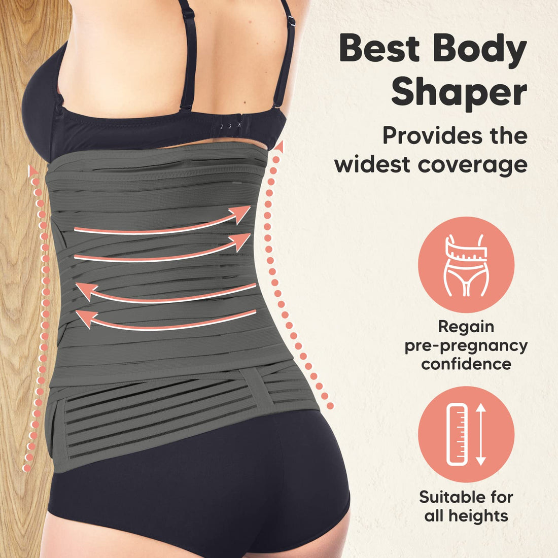 3 in 1 Postpartum Belly Support Recovery Wrap