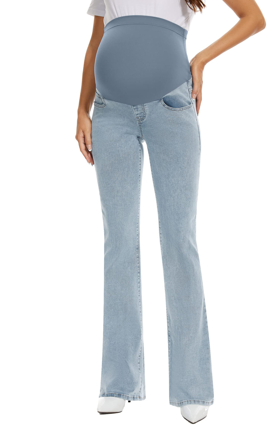 GLAMIX Maternity Bootcut Flare Jeans