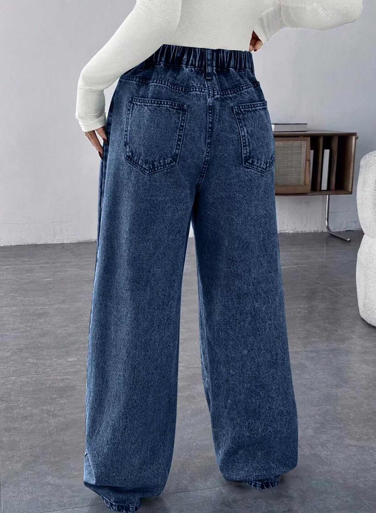 BLENCOT Women's Maternity Pants  with Pockets