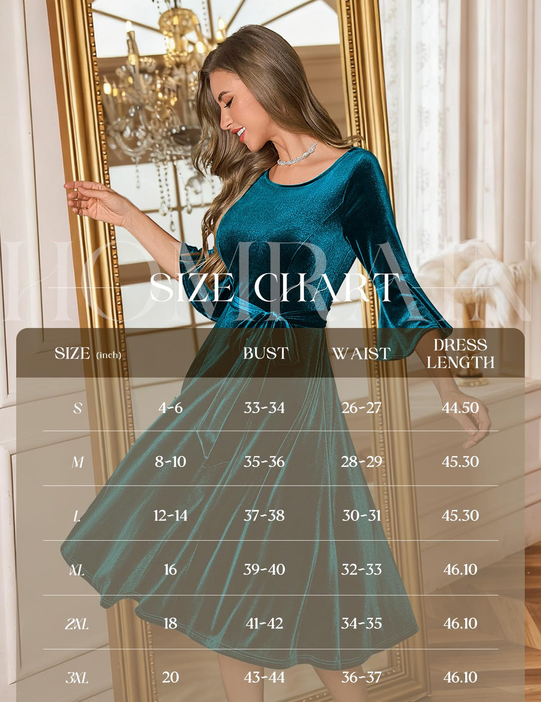 Plus Size Vintage Red Velvet Christmas Party Dress