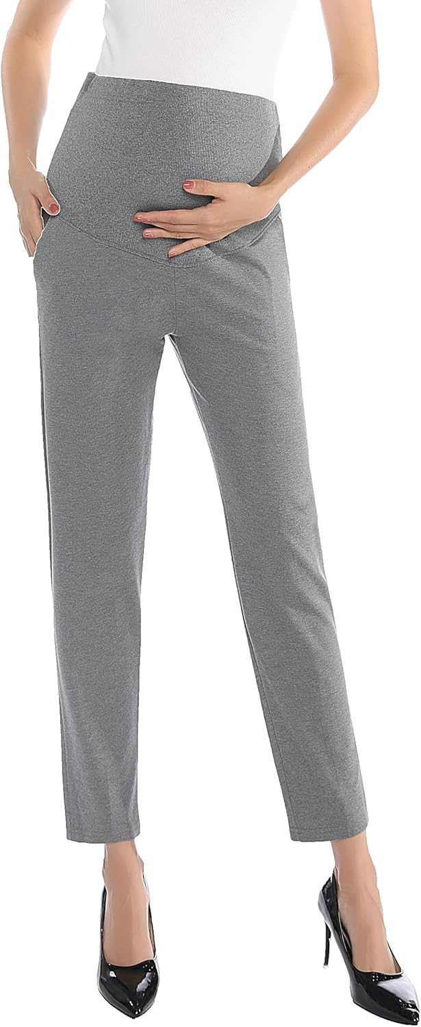Maternity Pants Work Over The Belly with Pockets