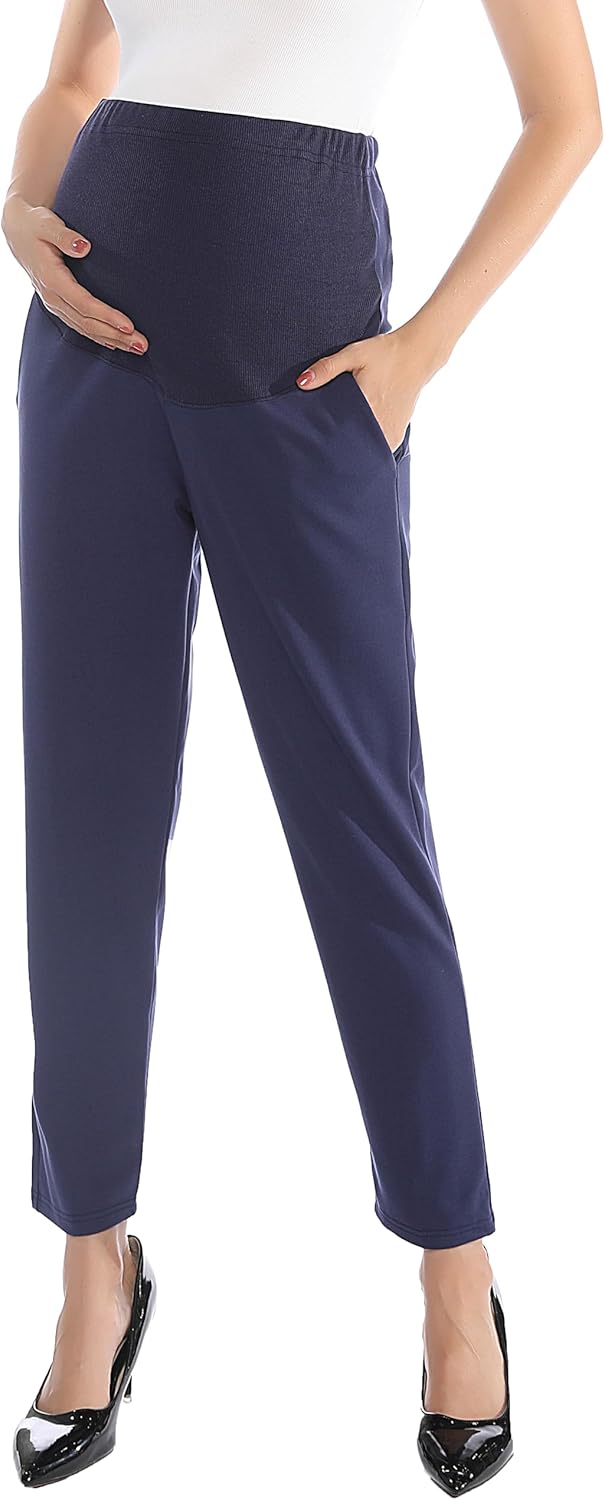 Maternity Pants Work Over The Belly with Pockets