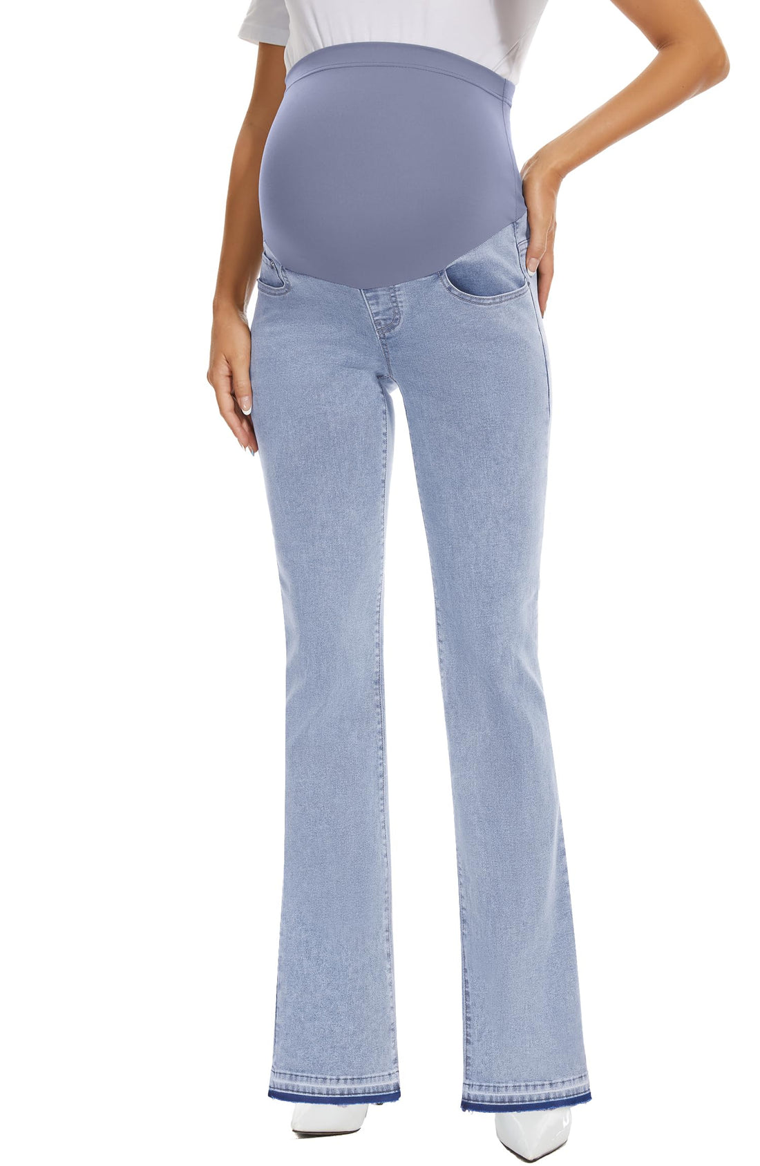GLAMIX Maternity Bootcut Flare Jeans