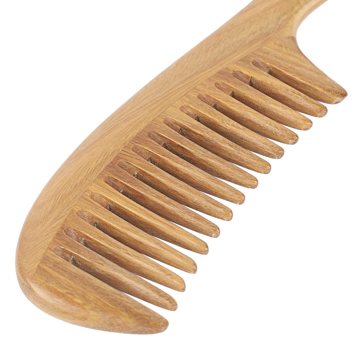 Onedor Handmade 100% Natural Green Sandalwood Hair Combs