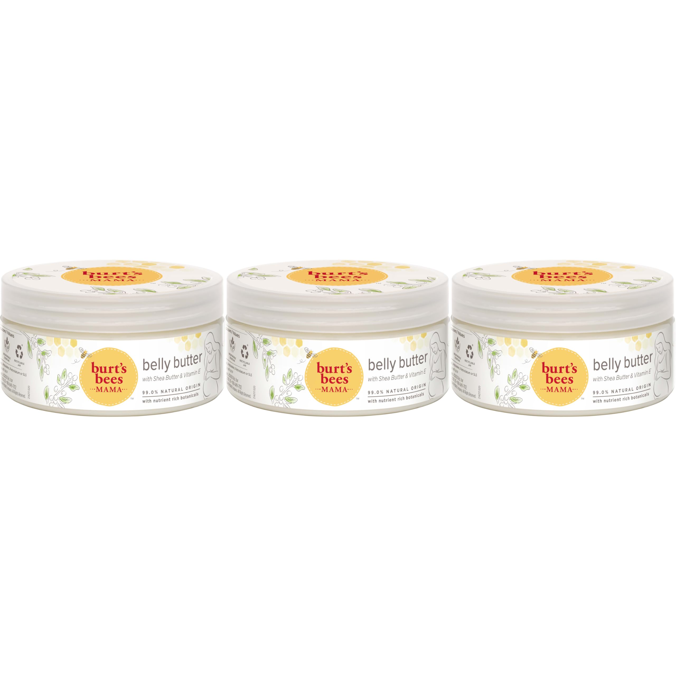 Burt's Bees Stretch Mark Cream for Pregnancy Massages Body