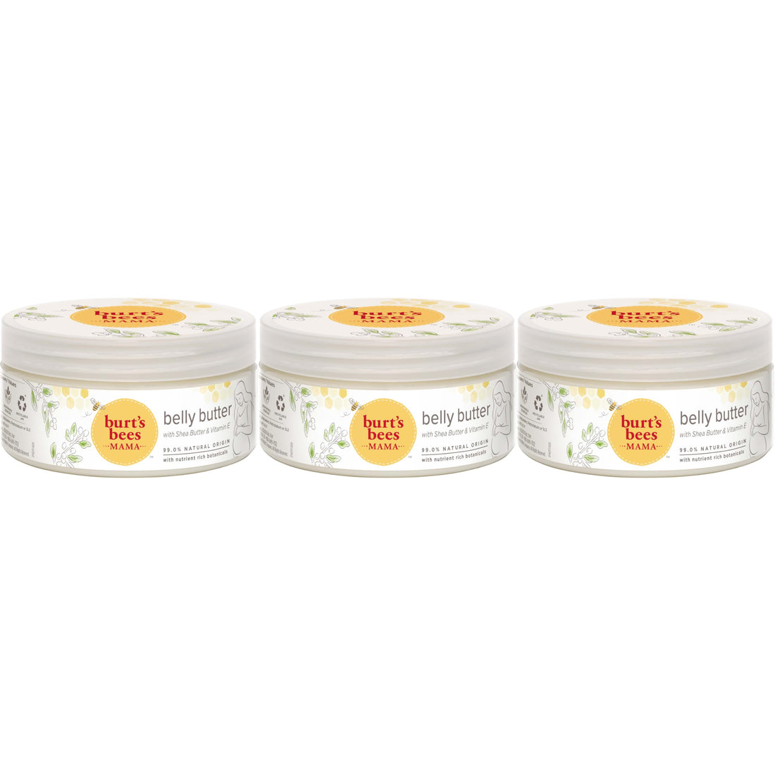 Burt's Bees Stretch Mark Cream for Pregnancy Massages Body