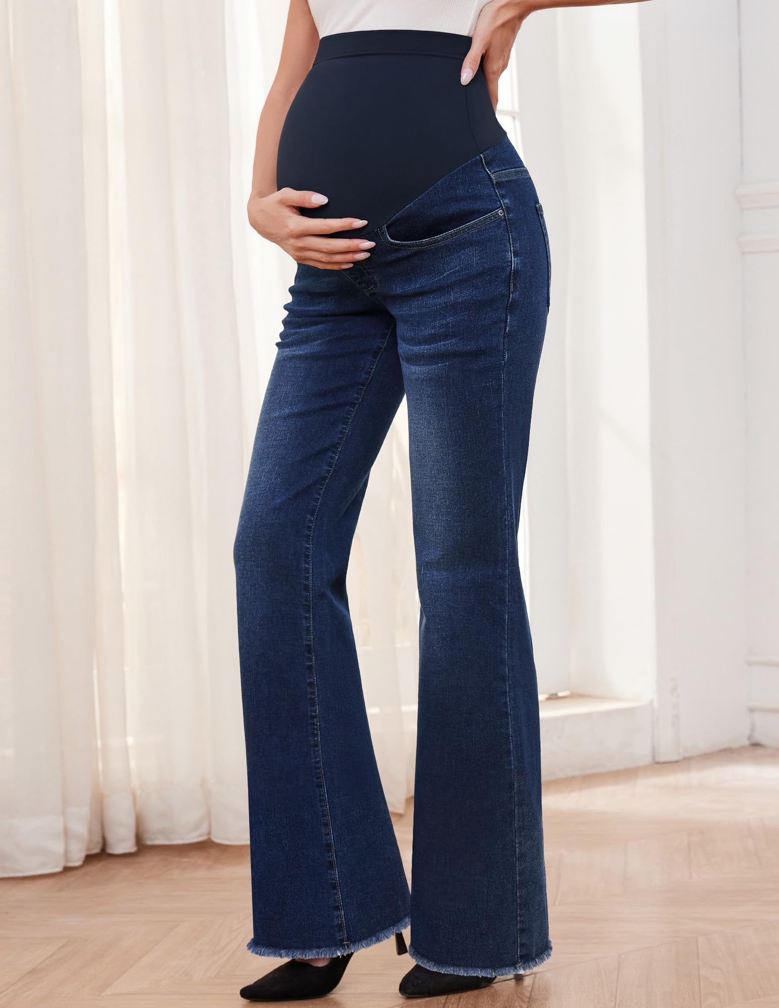 GLAMIX Maternity Bootcut Flare Jeans