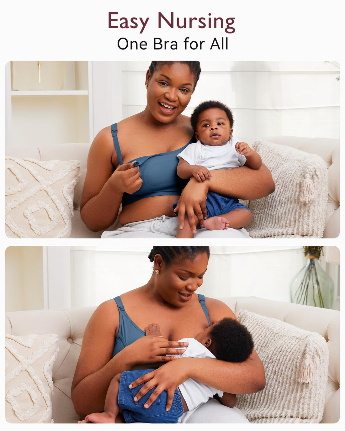 Momcozy  Adjustable Breast-Pumps Holding and Nursing Bra