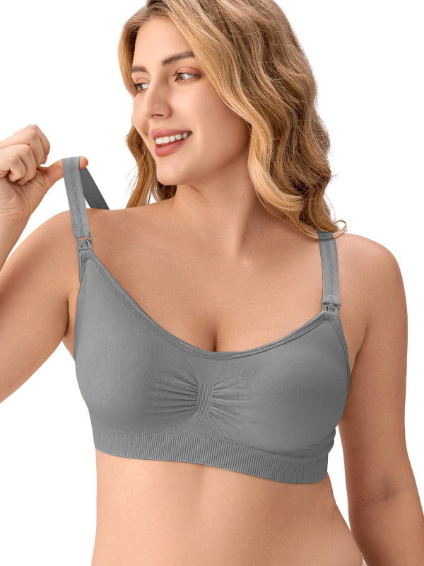 Angelhood 5 Pack Womens Maternity Breastfeeding Nursing  Bra