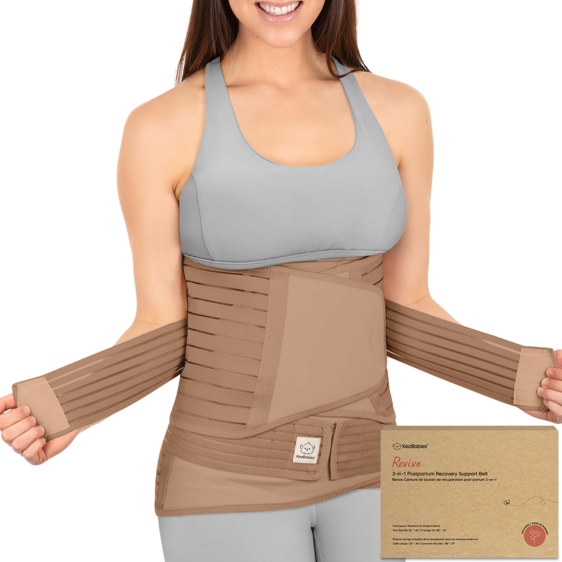 3 in 1 Postpartum Belly Support Recovery Wrap