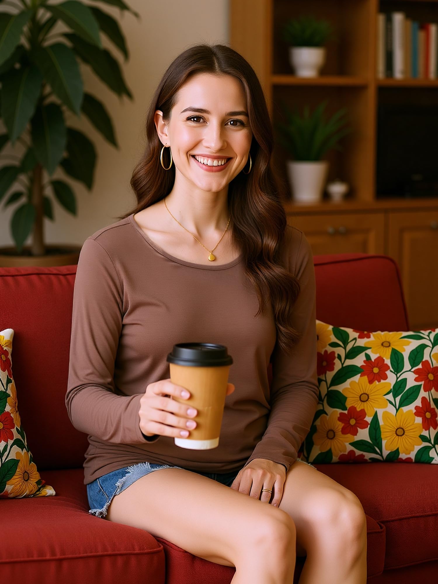 MIRAZEN 3 Pack Maternity Shirts Long Sleeve for Women