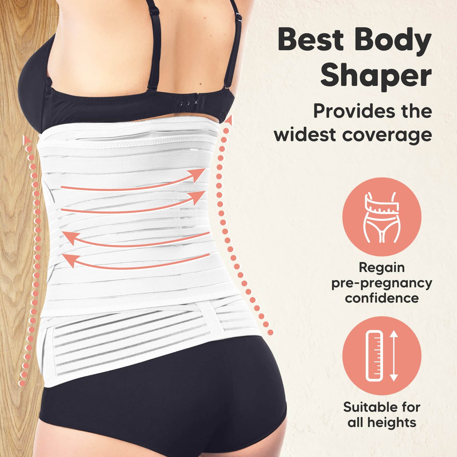 3 in 1 Postpartum Belly Support Recovery Wrap