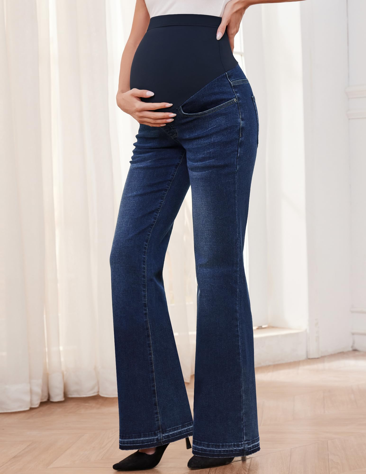 GLAMIX Maternity Bootcut Flare Jeans