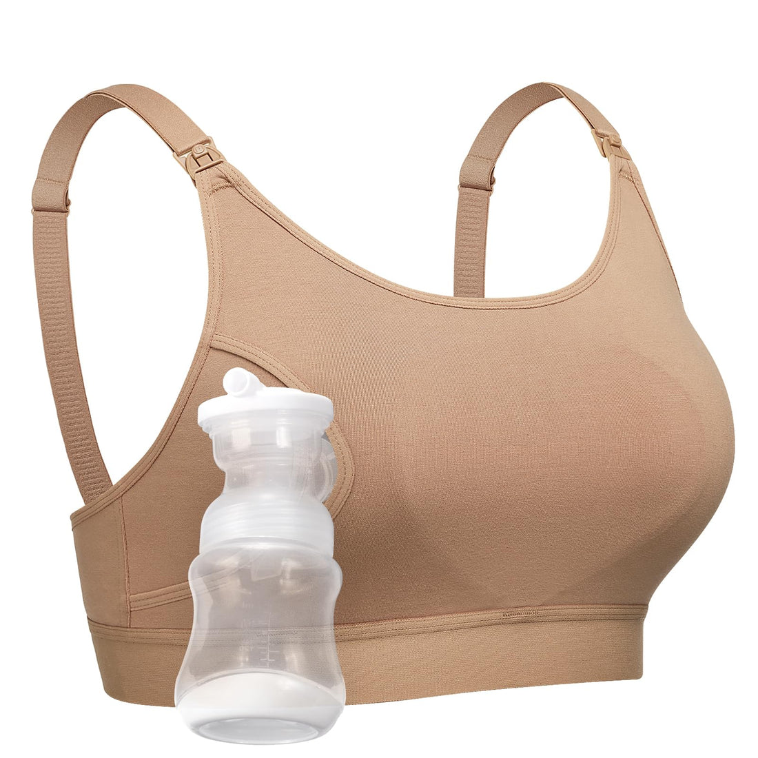 Momcozy  Adjustable Breast-Pumps Holding and Nursing Bra