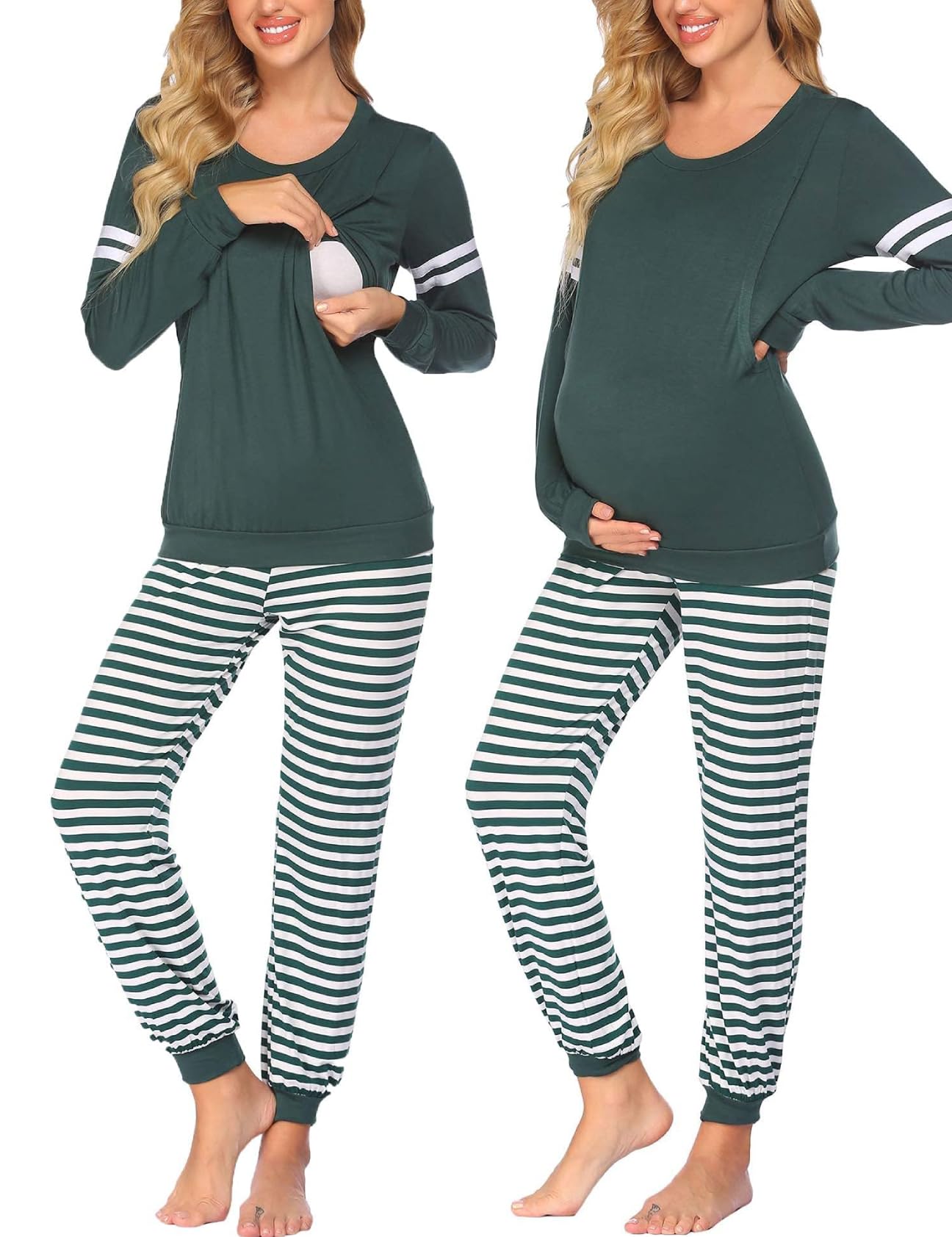 Ekouaer Women Breastfeeding Nursing Postpartum Clothes