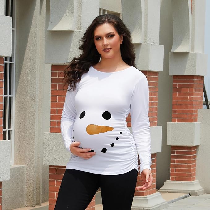 Maternity Long Sleeve Bodycon Top