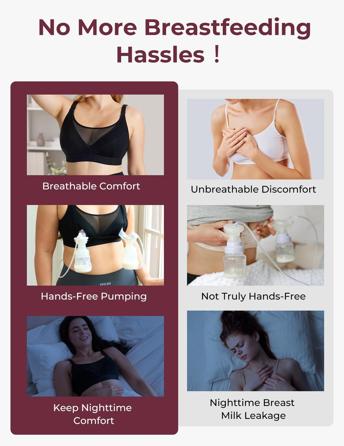 Momcozy Mesh Support Pumping Bra Plus Size