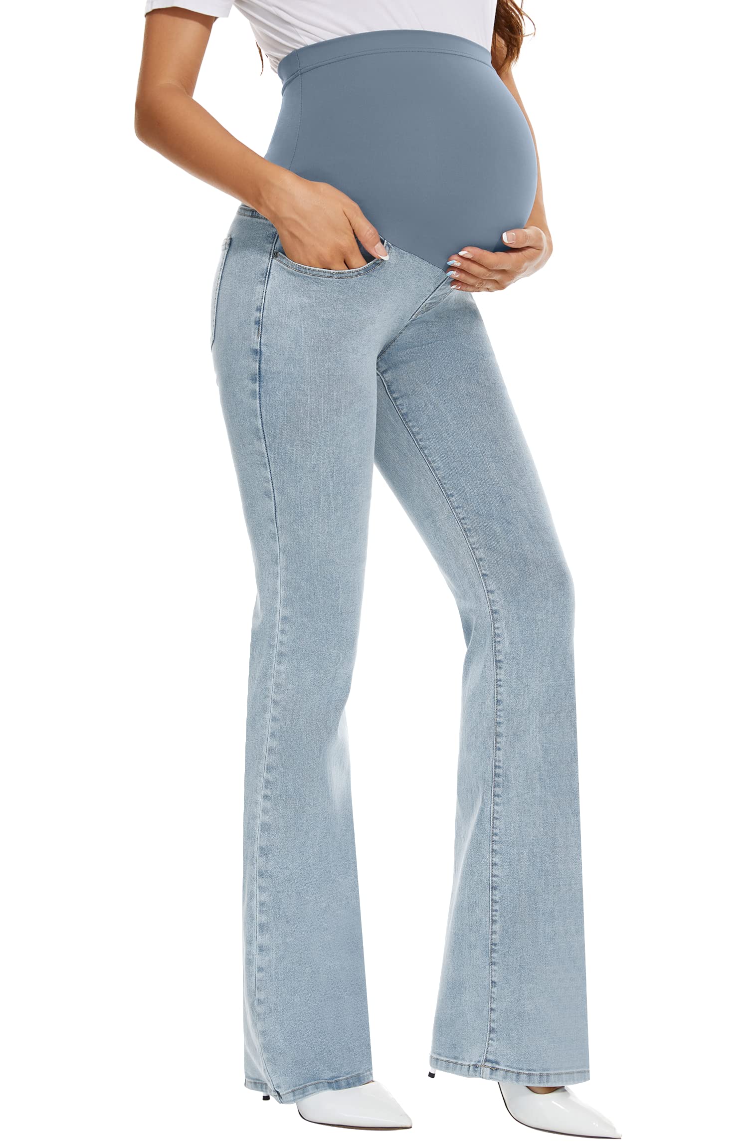GLAMIX Maternity Bootcut Flare Jeans