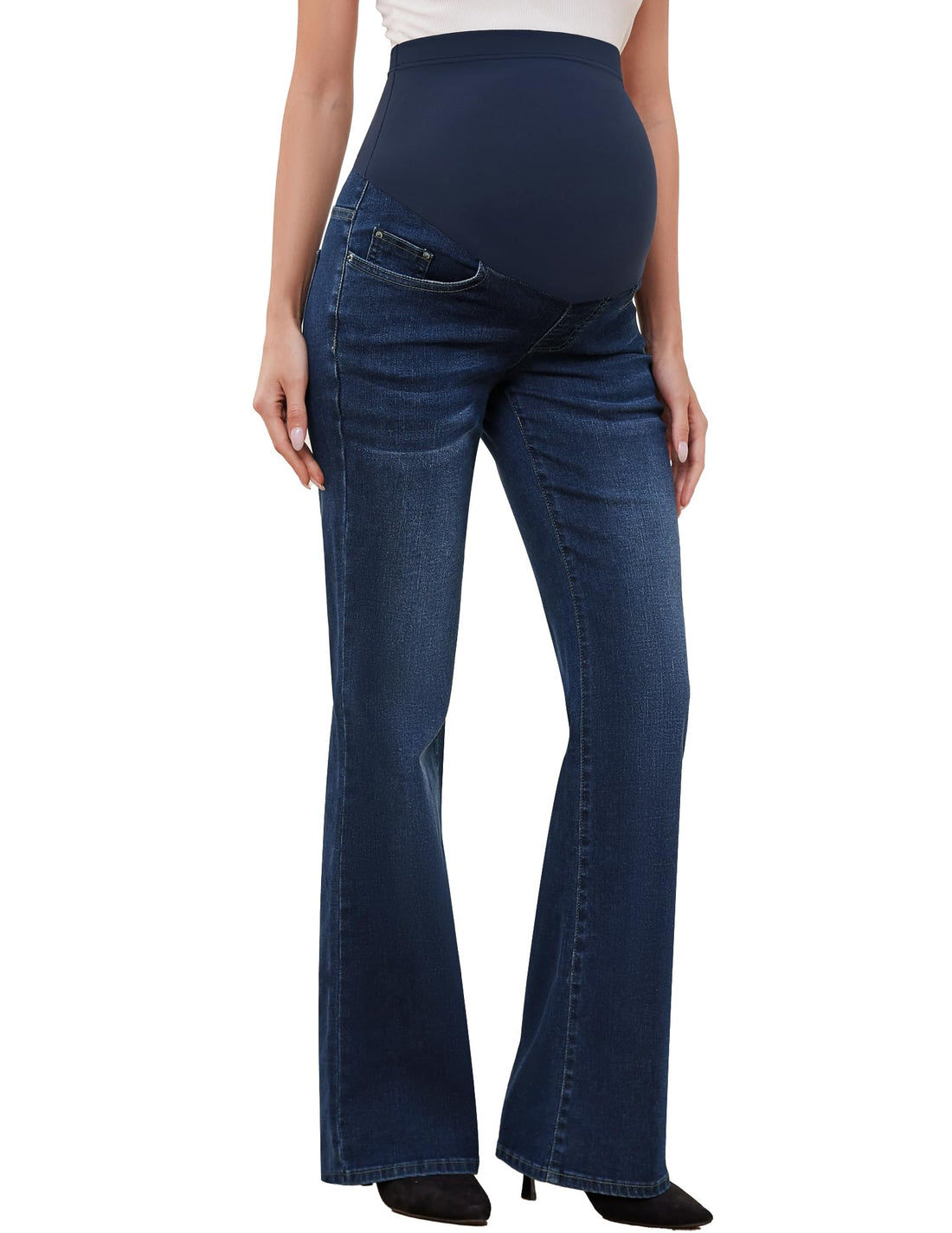 ONLY MATERNITY High Waist Wide Leg Zwangerschapsjeans OLMJUICY Medium Blue 17032711 ONLY MATERNITY High Waist Wide Leg Zwangerschapsjeans OLMJUICY Medium Blue 17032711
