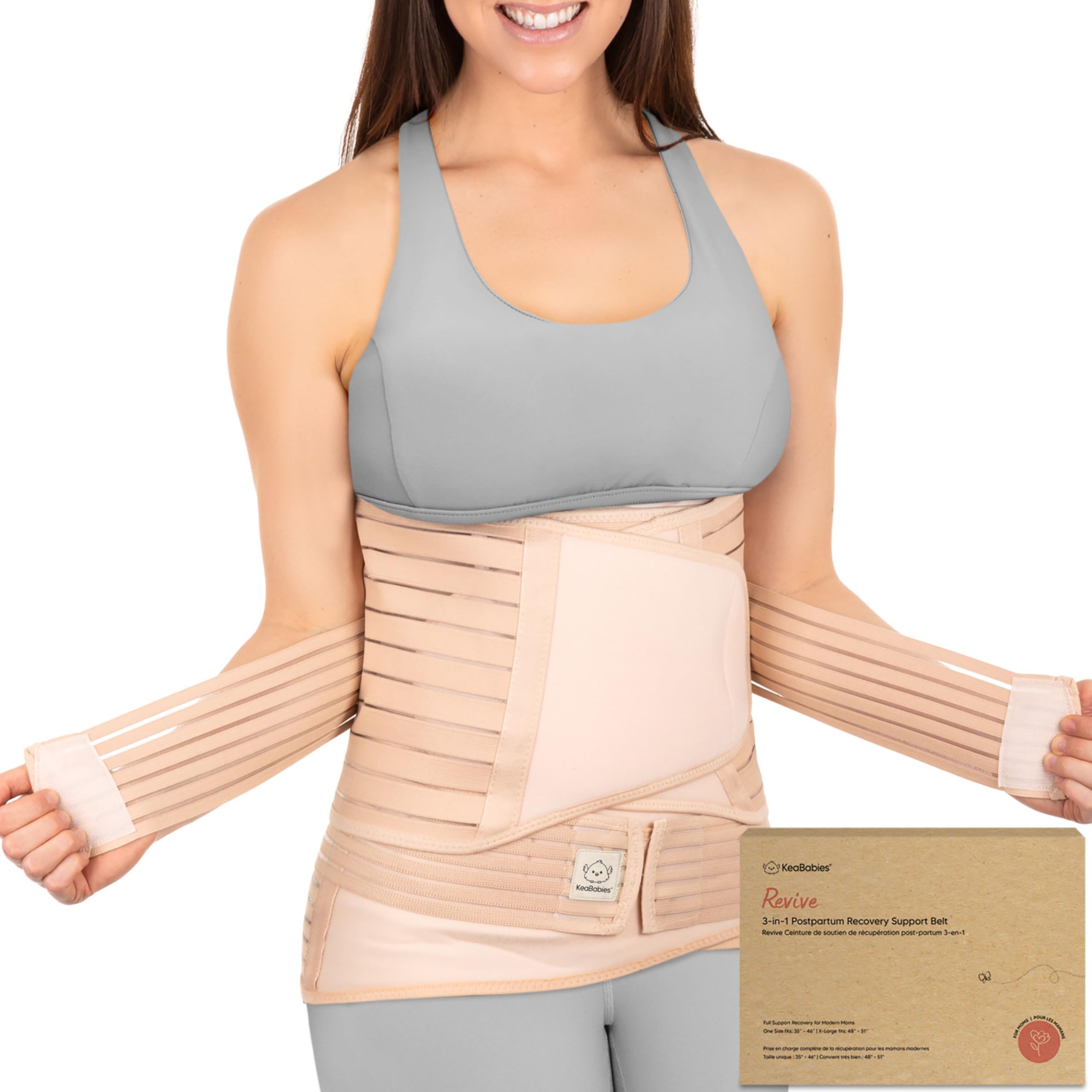 3 in 1 Postpartum Belly Support Recovery Wrap