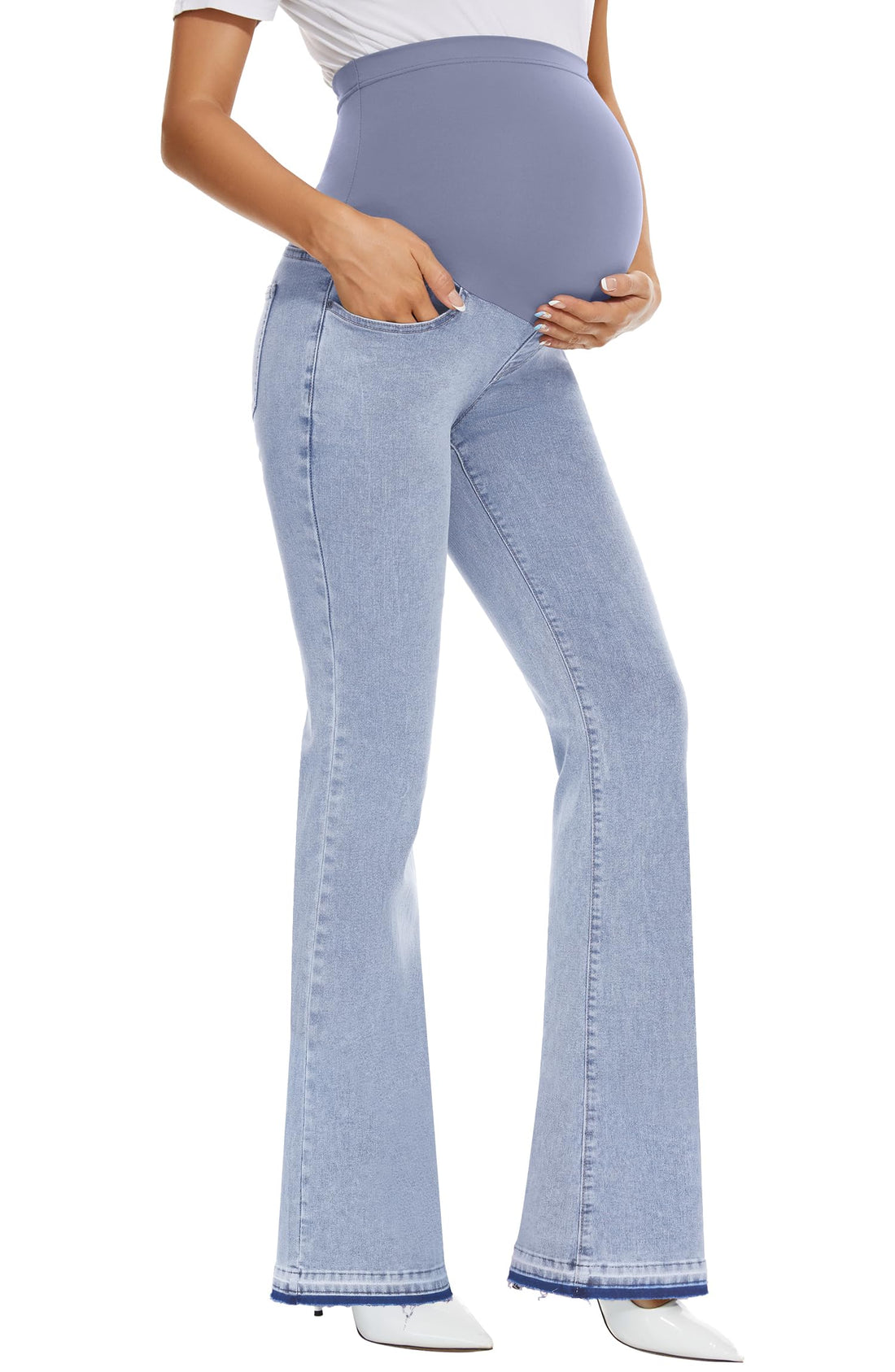 GLAMIX Maternity Bootcut Flare Jeans