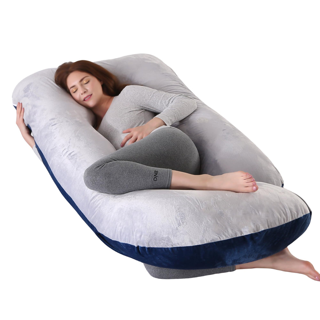 ALLOPERA Pregnancy Pillow, Full Body 57 Inch Maternity Pillow