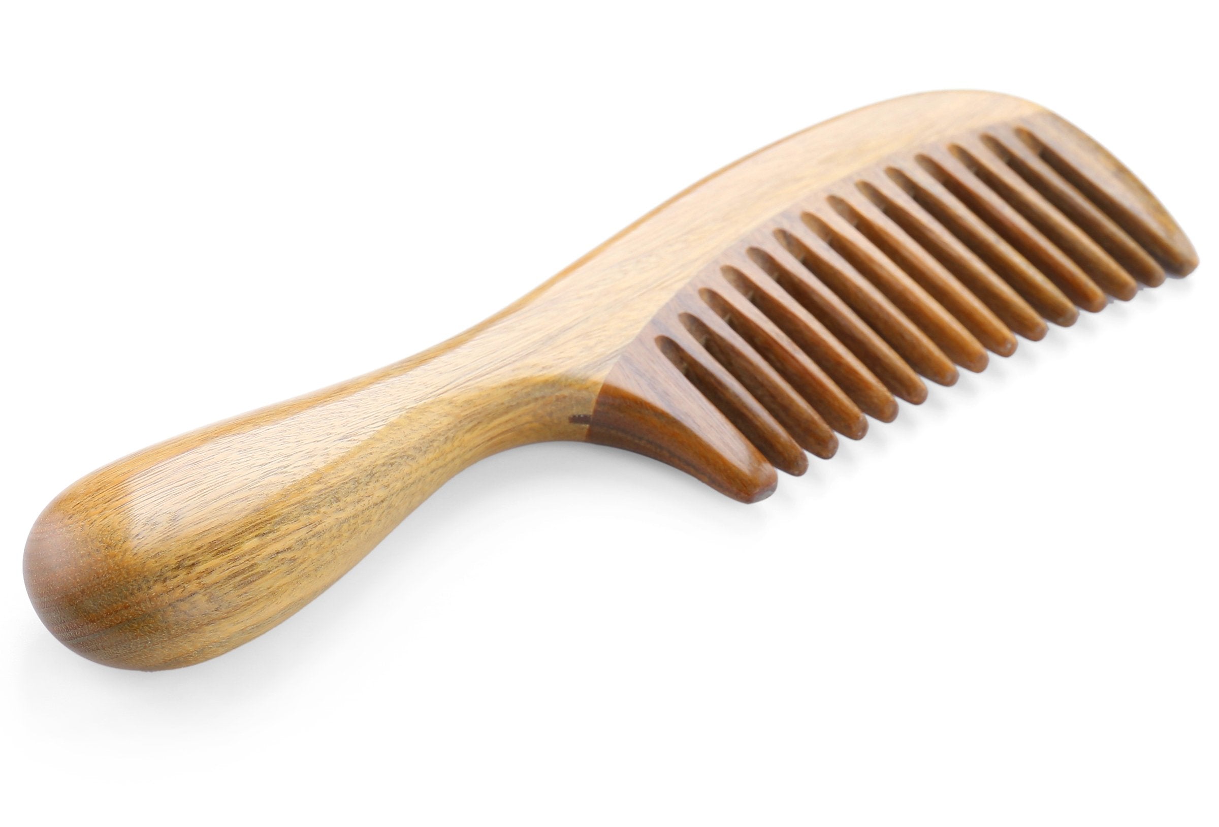 Onedor Handmade 100% Natural Green Sandalwood Hair Combs