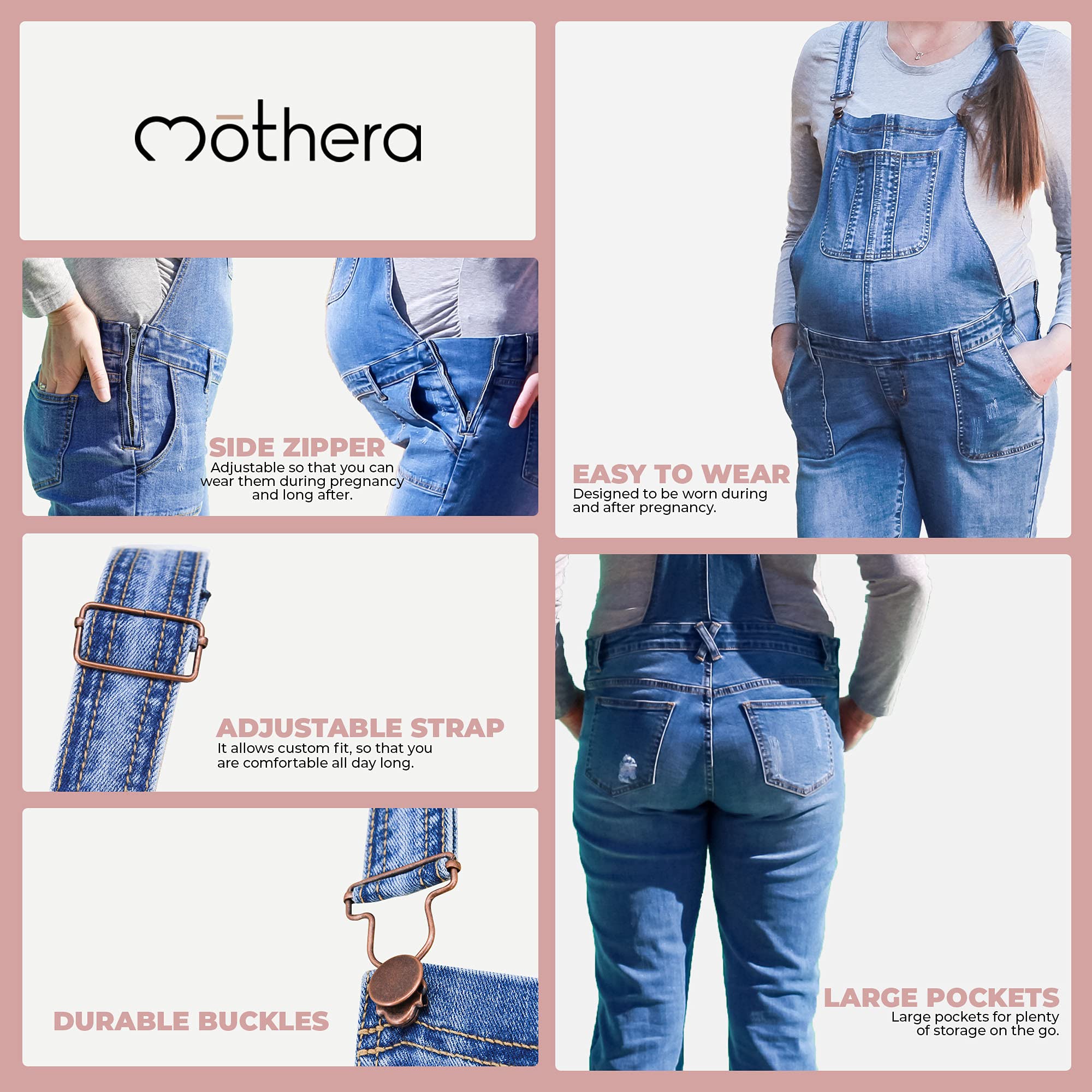 Mothera Maternity Overalls for Pregnant Women
