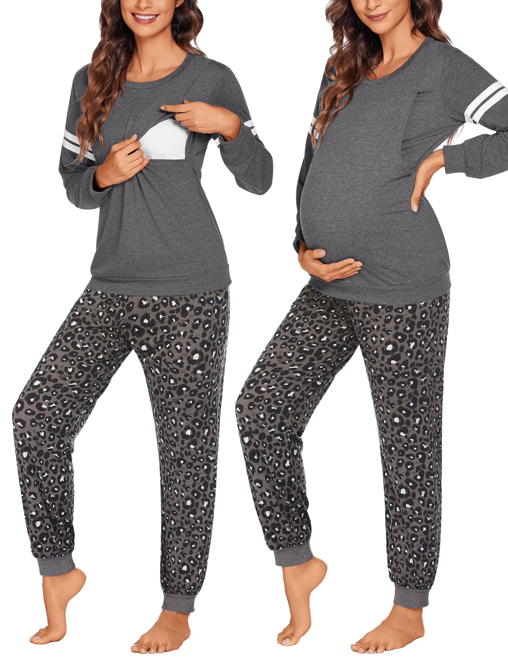 Ekouaer Women Breastfeeding Nursing Postpartum Clothes