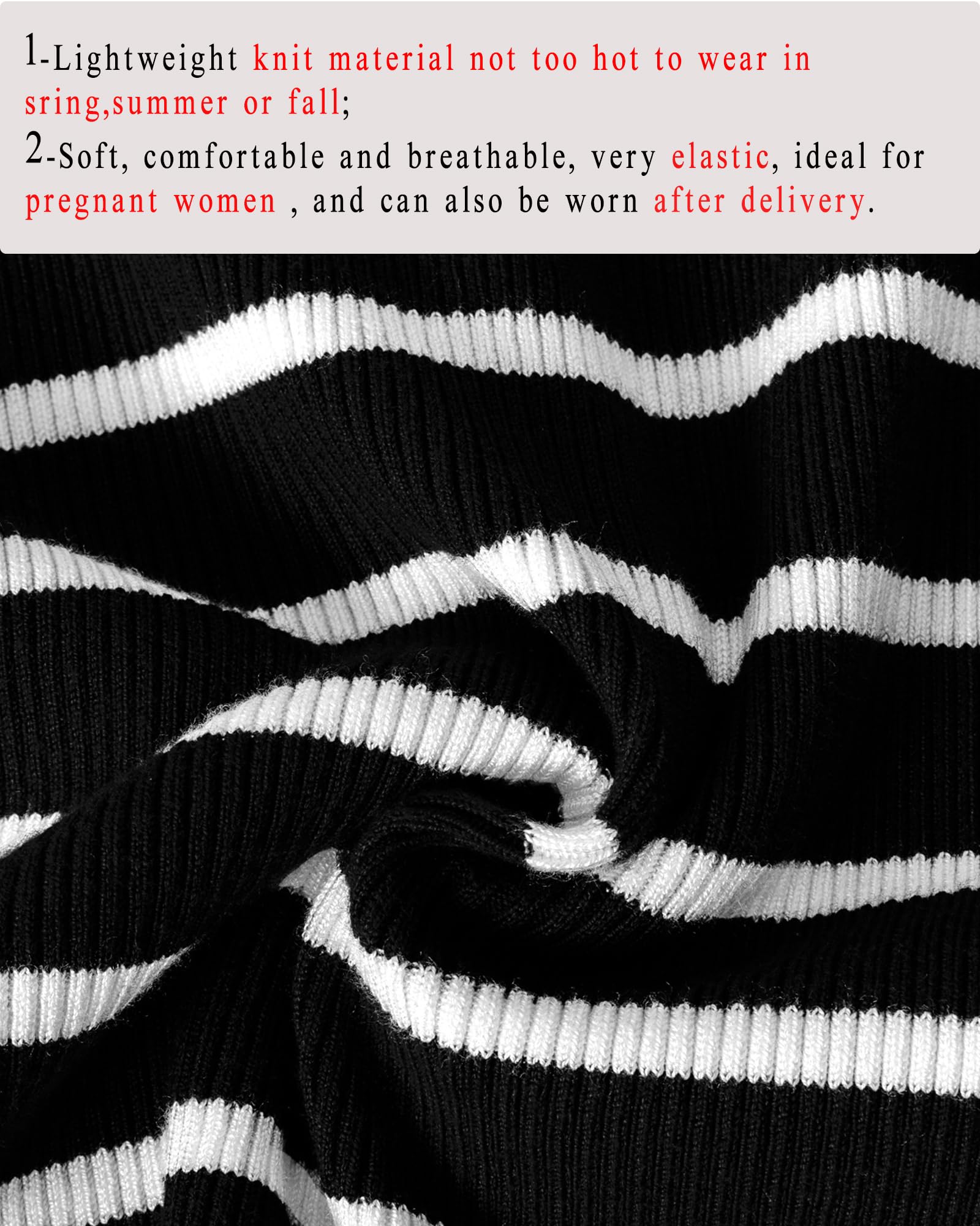 Rnxrbb Stripe Button Maternity Dress