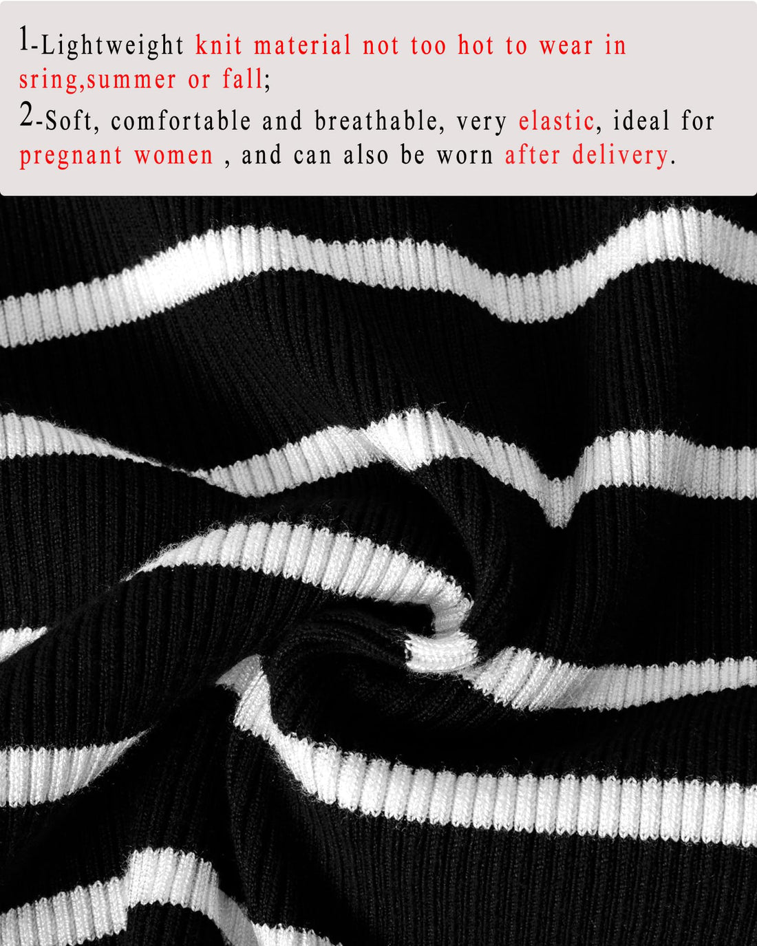 Rnxrbb Stripe Button Maternity Dress