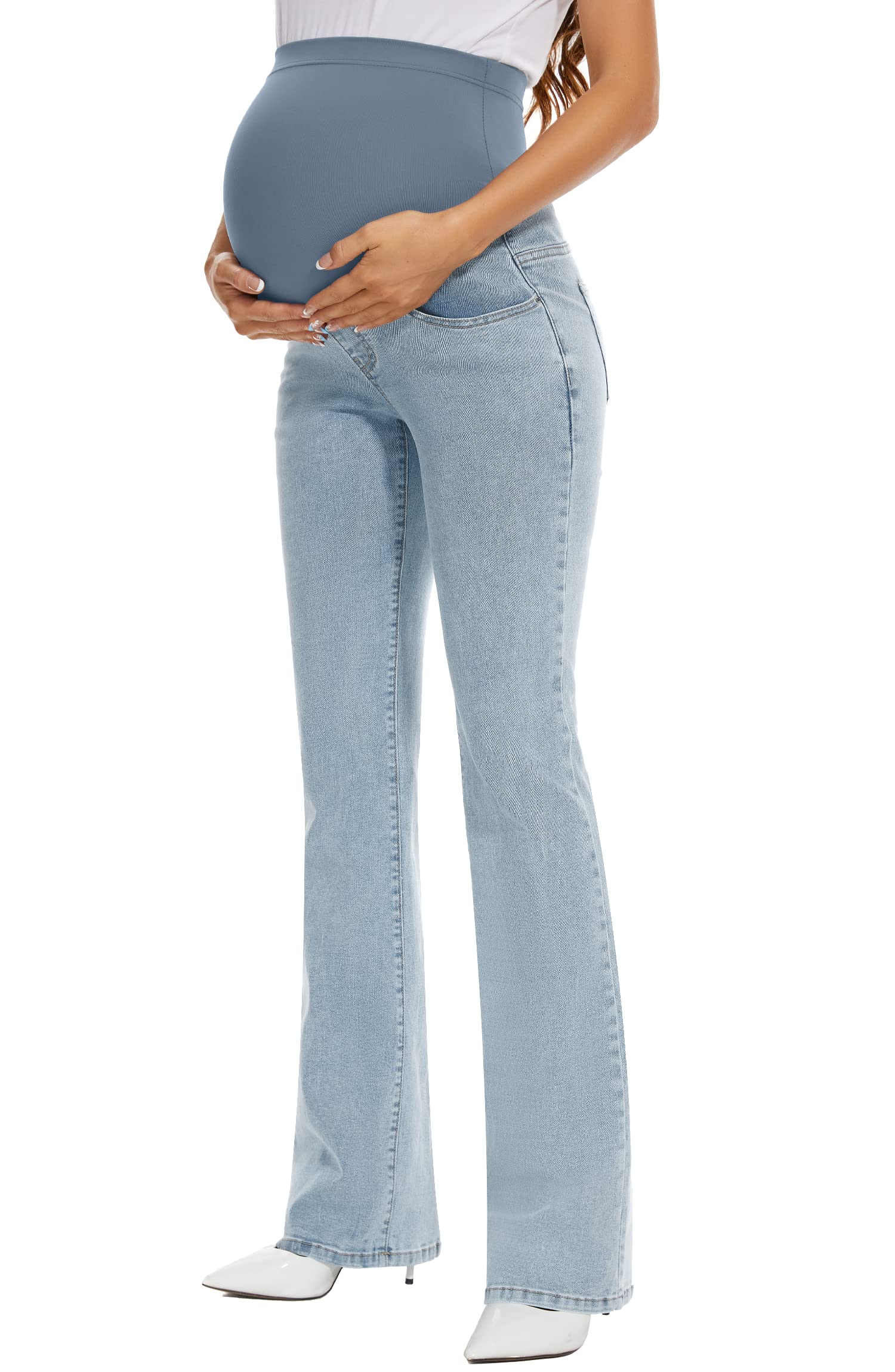 GLAMIX Maternity Bootcut Flare Jeans