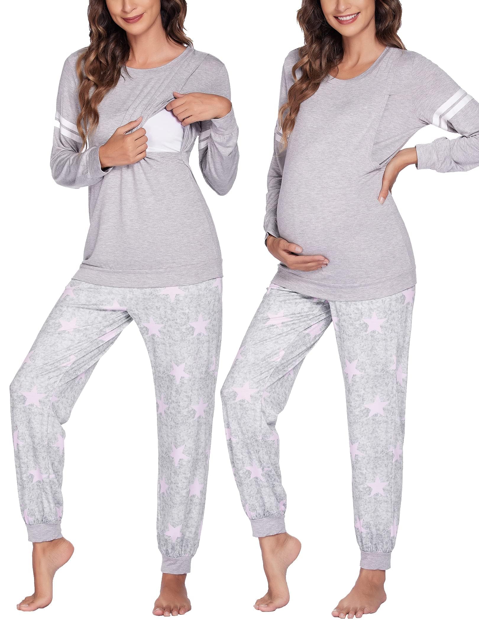 Ekouaer Women Breastfeeding Nursing Postpartum Clothes