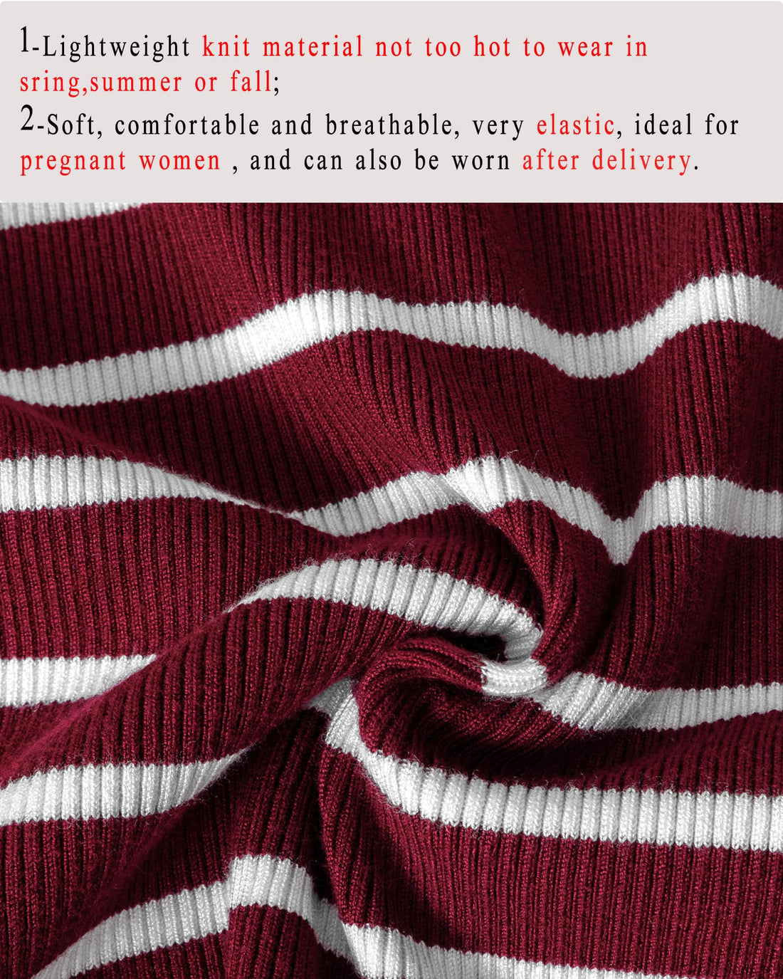 Rnxrbb Stripe Button Maternity Dress