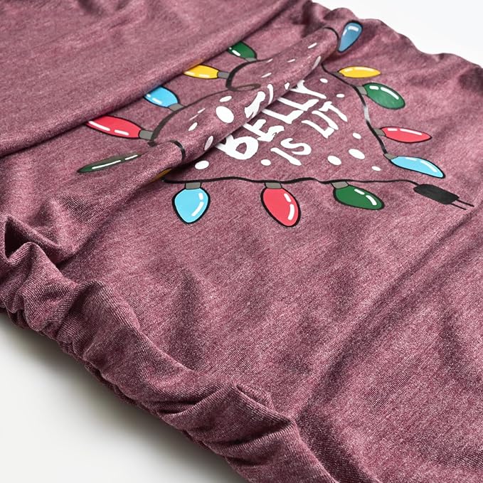 DEBELLY Maternity Short Sleeve Ruched Top