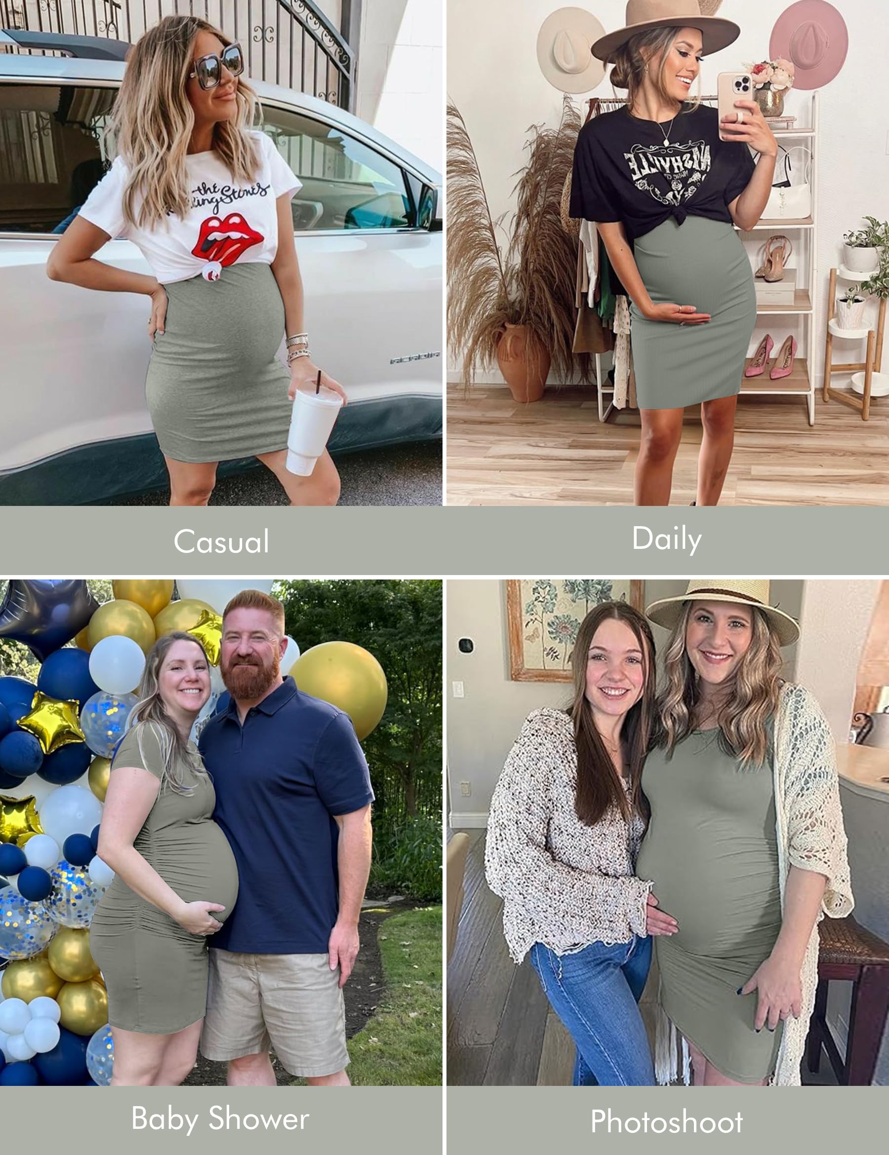 Beauty Maternity Dresses Fall Pregnancy Clothes