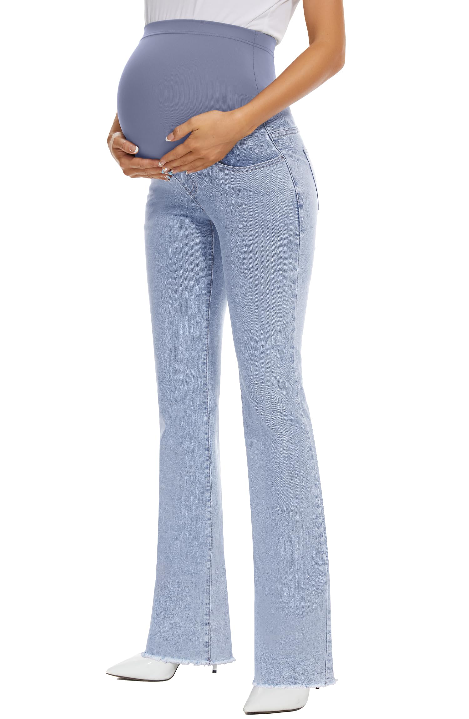 GLAMIX Maternity Bootcut Flare Jeans