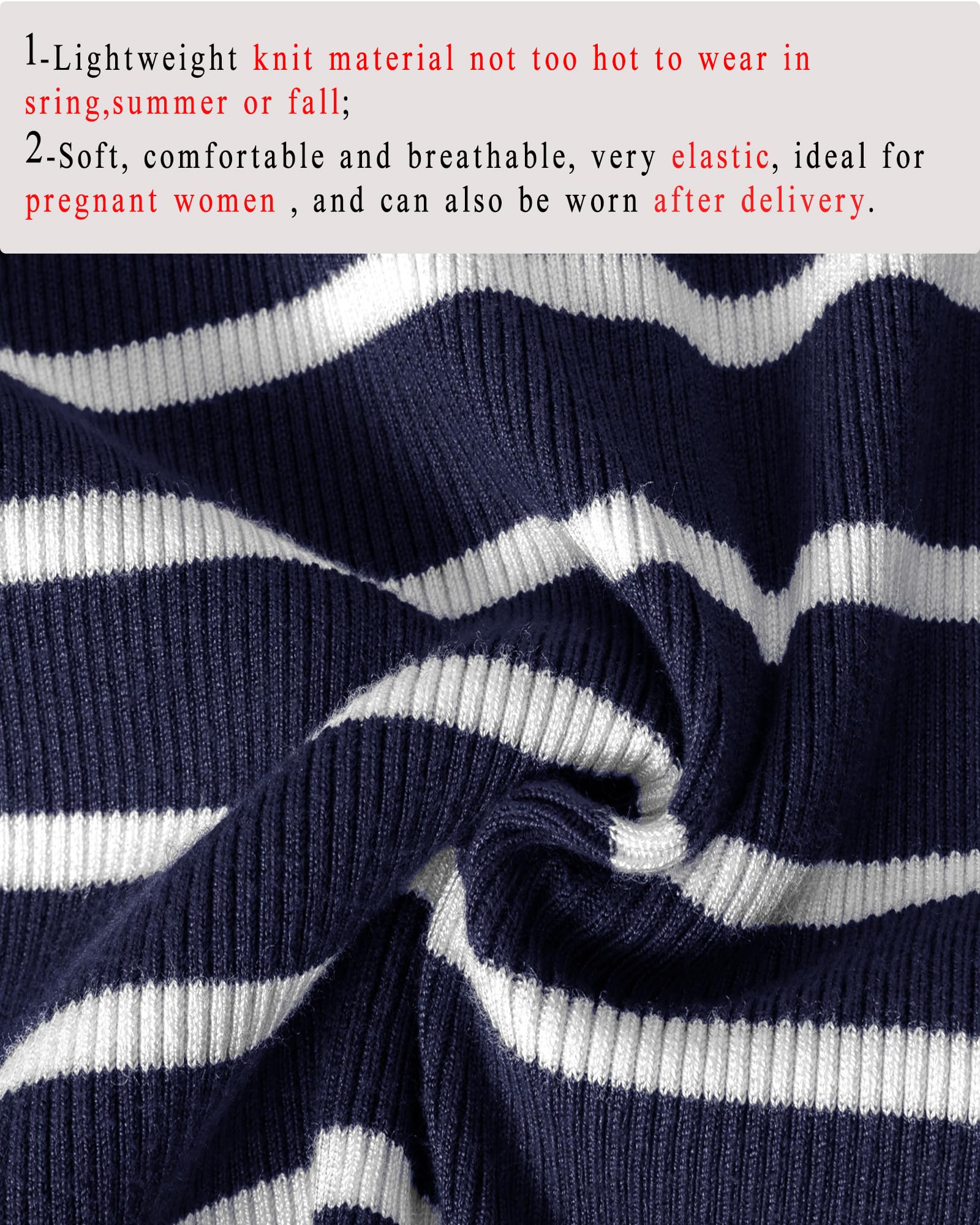 Rnxrbb Stripe Button Maternity Dress