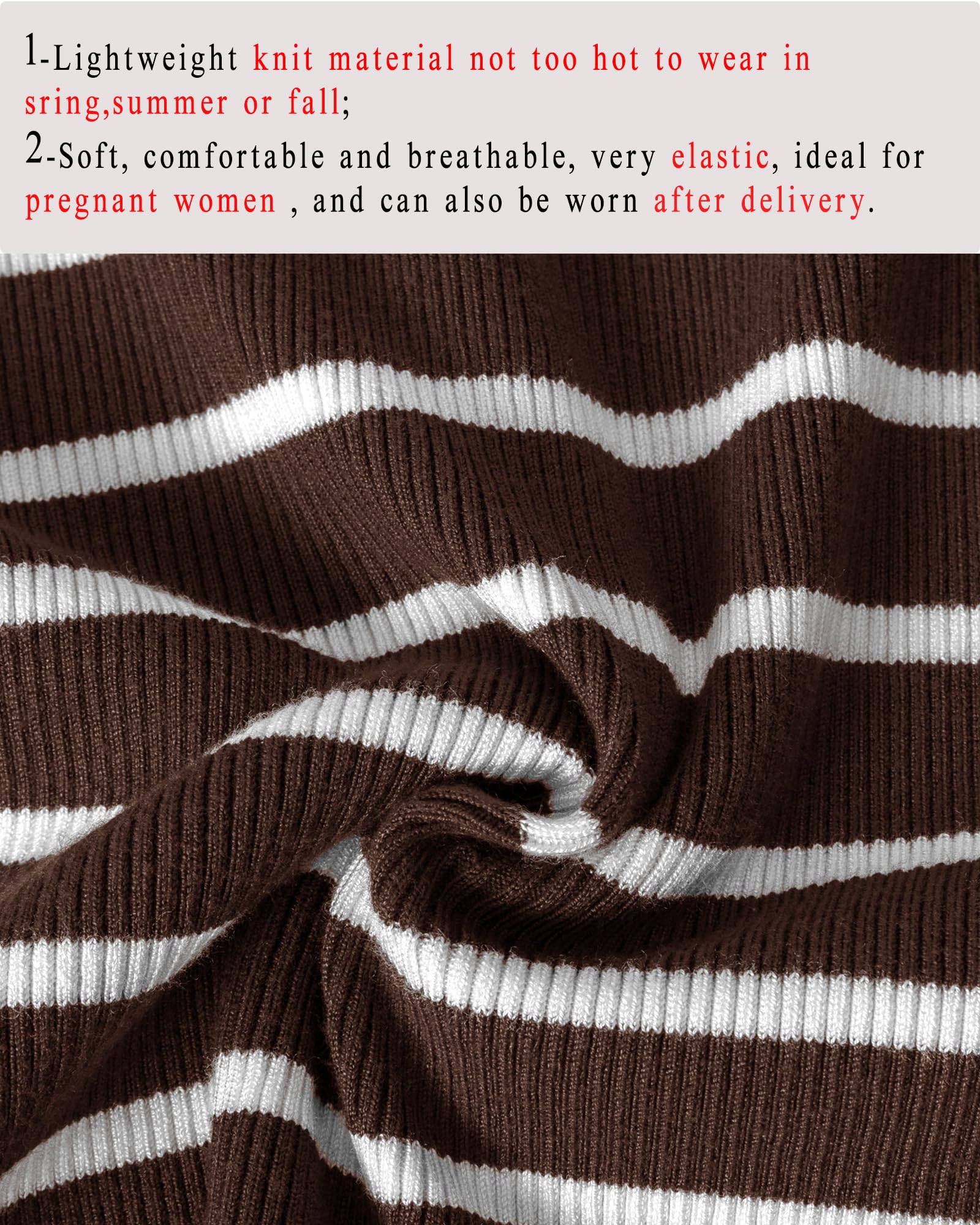 Rnxrbb Stripe Button Maternity Dress