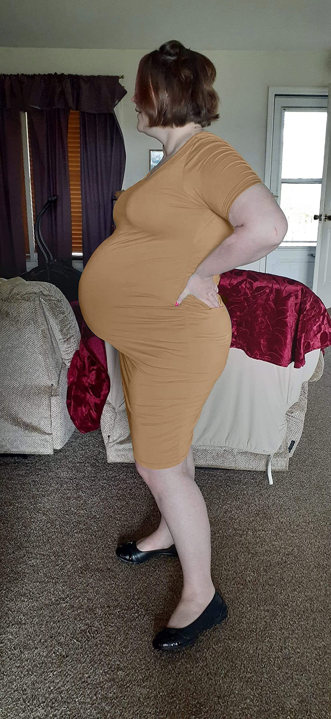 Beauty Maternity Dresses Fall Pregnancy Clothes